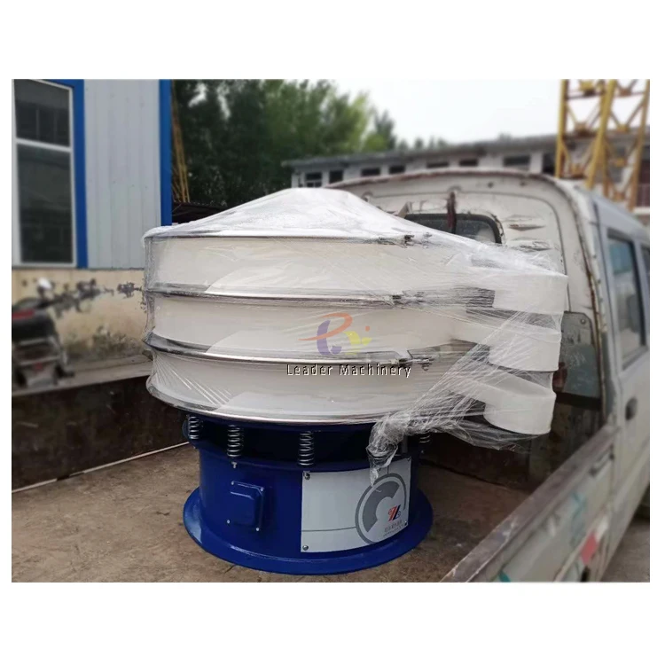Industrial Sieve Machine Double Deck Stainless Steel Vibrating Screen Food Rotary Vibration Screen Price Sifter Separator
