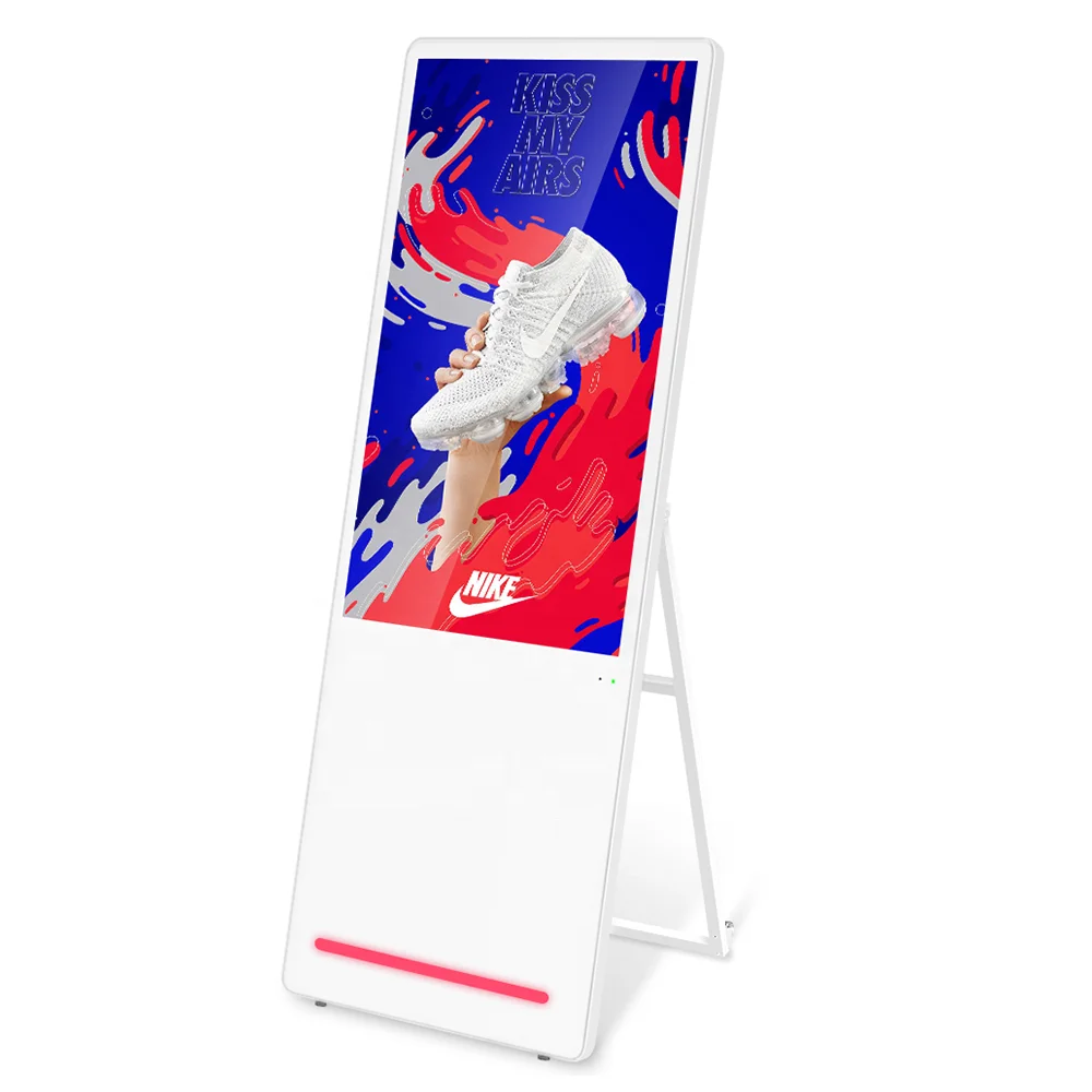 Refee portable digital poster lcd signage android kiosk smart advertising players screen board digital signage and displays
