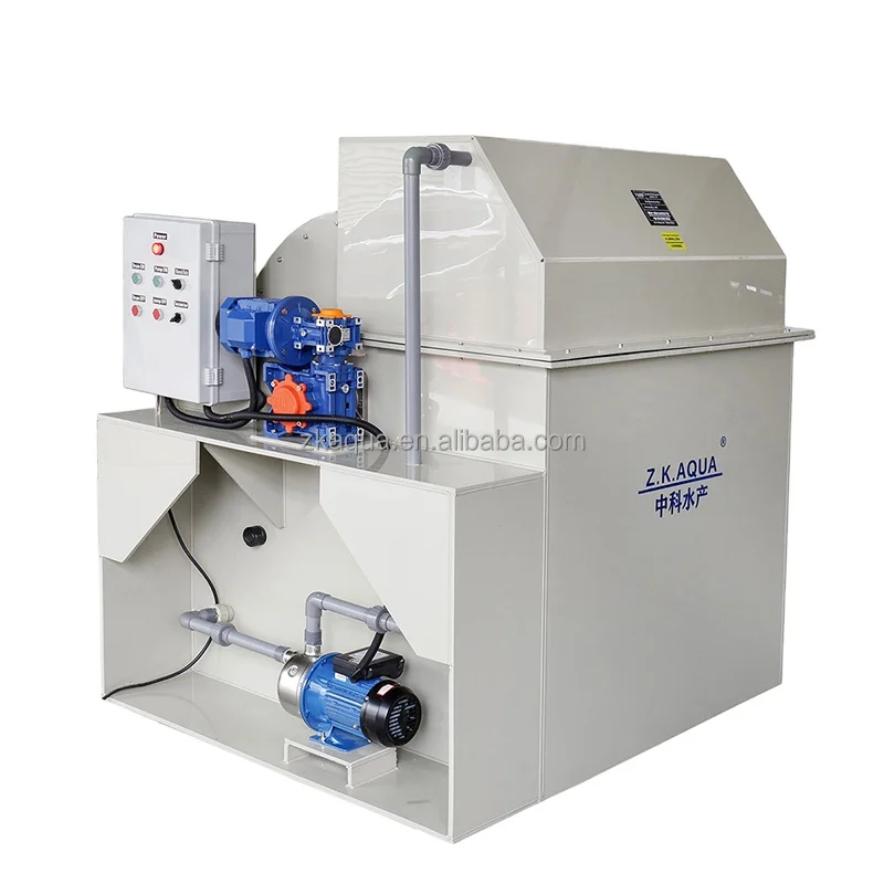 500m3/h fish farming RAS system aquaculture drum filter for koi pond