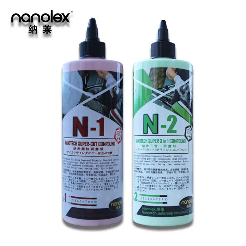 Nanolex N1 car medium rubbing cutting polishing compound water based polish compound rubbing paste compound free samples