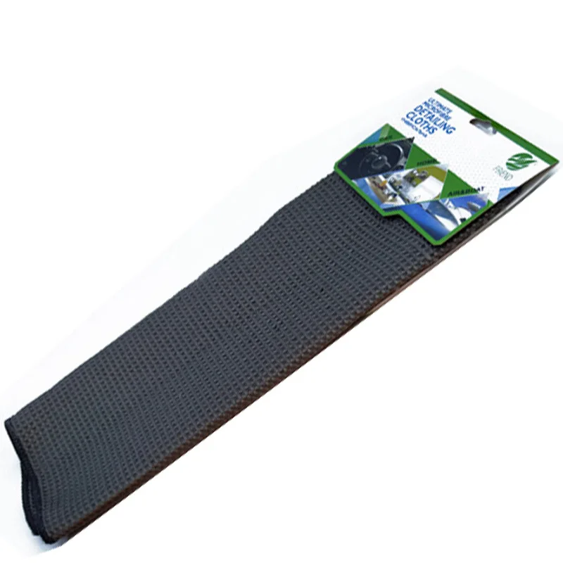 Car Wash Towel Glass Cleaning Water Drying Microfiber Window Clean Wipe Auto Detailing Waffle Weave for Kitchen Bath 40*40cm