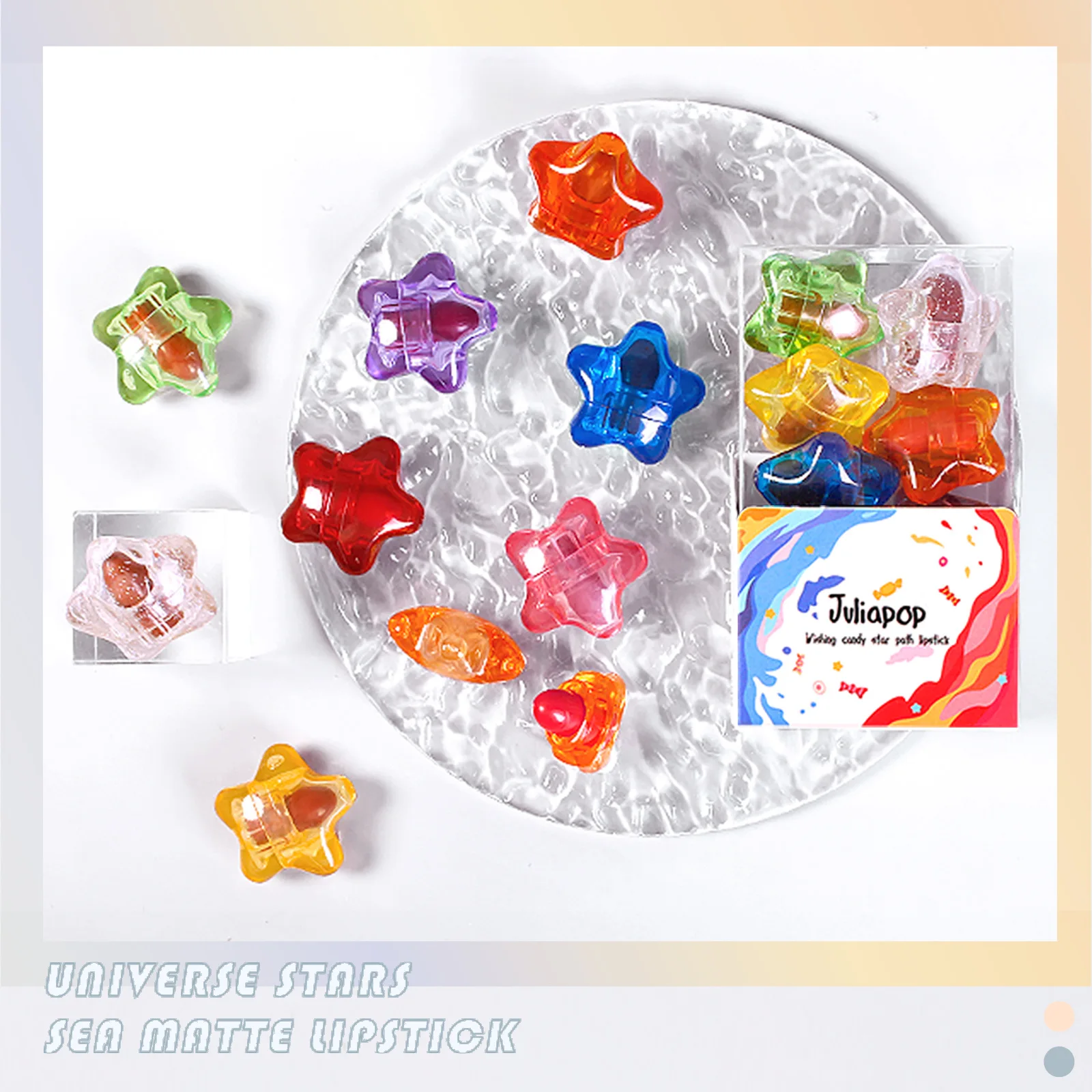 Candy Star Lipstick Set wholesale 9 colors non-fading mini lipstick gift box