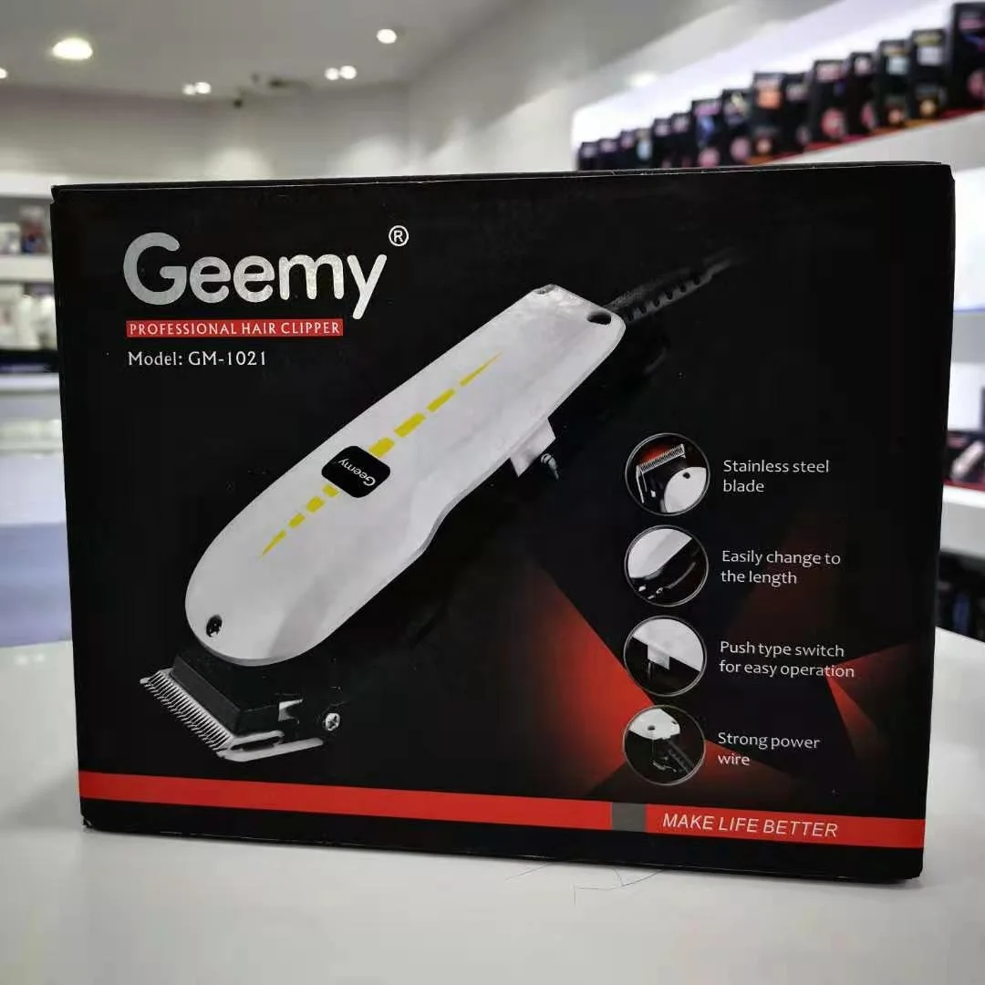  Хорошее качество оригинальный GEEMY GM1021 машинка для стрижки волос Профессиональный парикмахерский резак