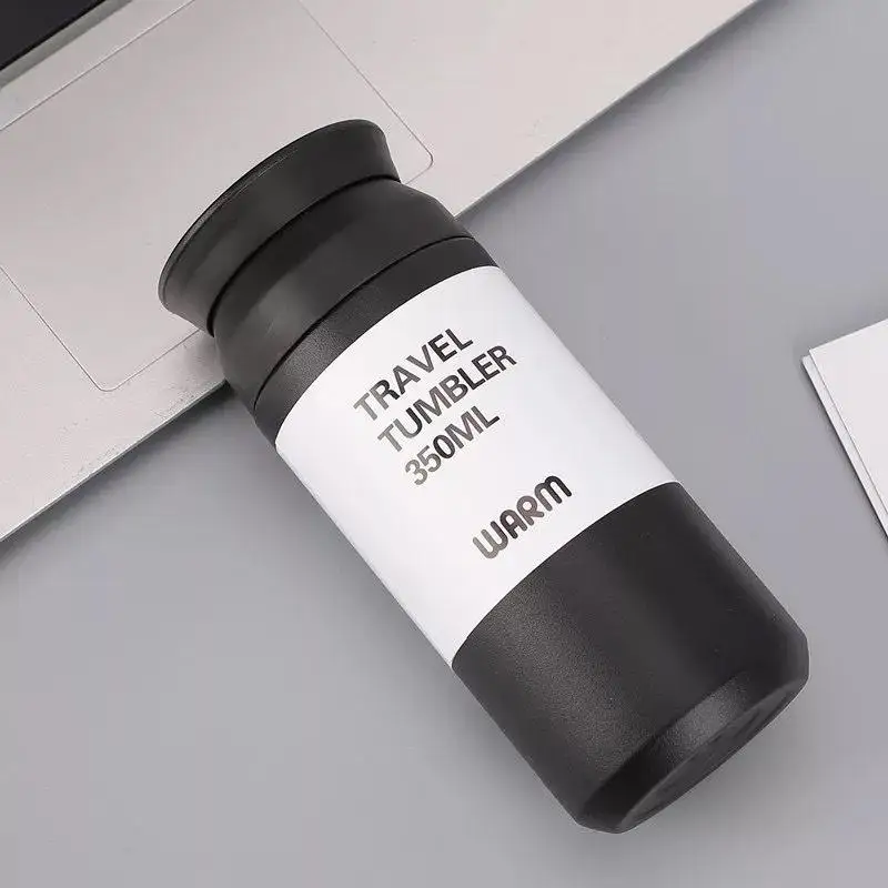 12Oz/17Oz Double Wall Insulation Travel Tumbler Coffee Cup Stainless Steel Water Bottle Japanese Food Jar Thermos