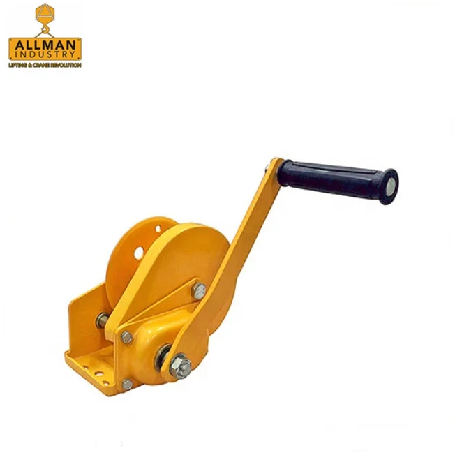 ALLMAN heavy duty 3000kg Manual Hand Winch with automatic fraction brake