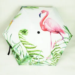 Fashion Heat transfer printing umbrella automatic 5 fold umbrella for European market foldable umbrella with logo print