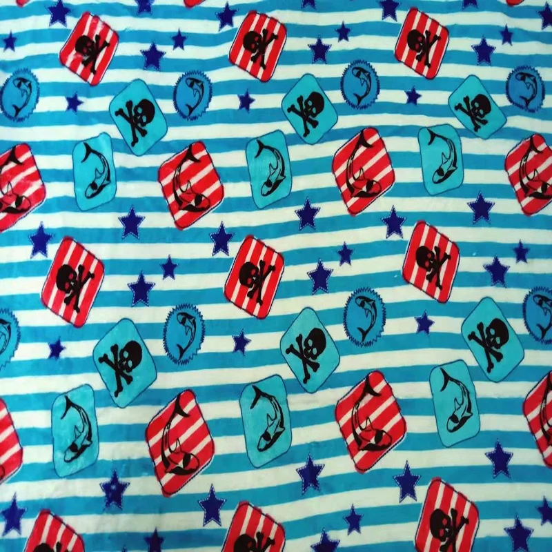 
Custom Printed Minky PUL Fabric For Baby Diapers 
