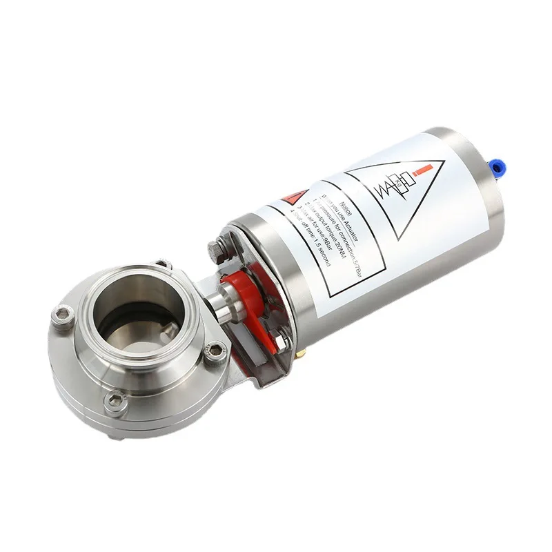 Stainless Steel Quick Release Pneumatic Vertical 1 inch 2 inch Butterfly Valve