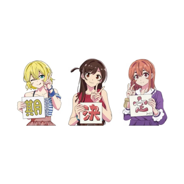 3D Changeable Motion Moving Lenticular Sticker Anime Car Stickers Custom Lenticular Sticker