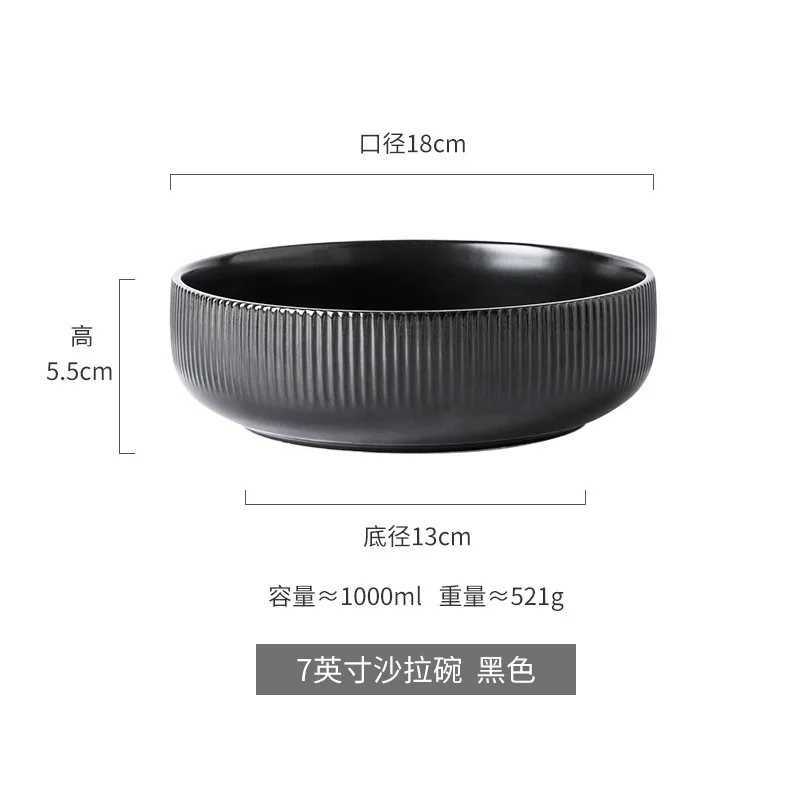 
Wholesale Matte Porcelain Ceramic Plates Black Dinnerware Set matt ceramic plate 