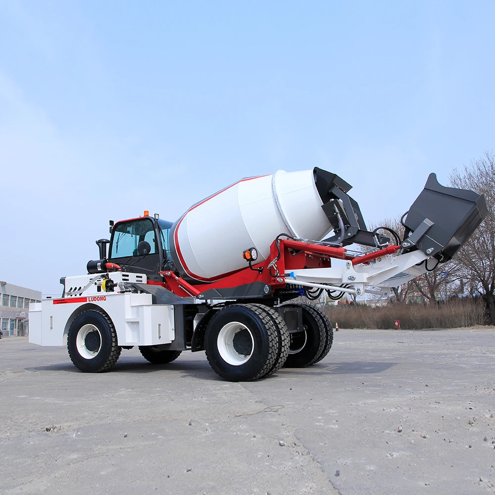 3 CBM  3 cubic self loading concrete mixer truck for sale factory price