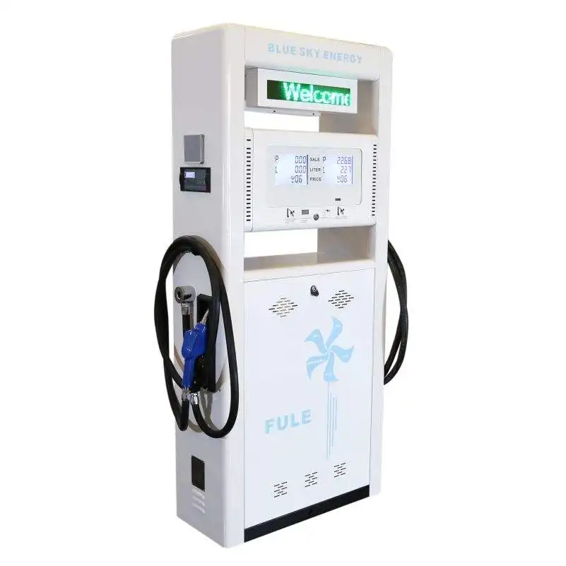 Bluesky new dual nozzle gasoline pump gas stations with RFID management system