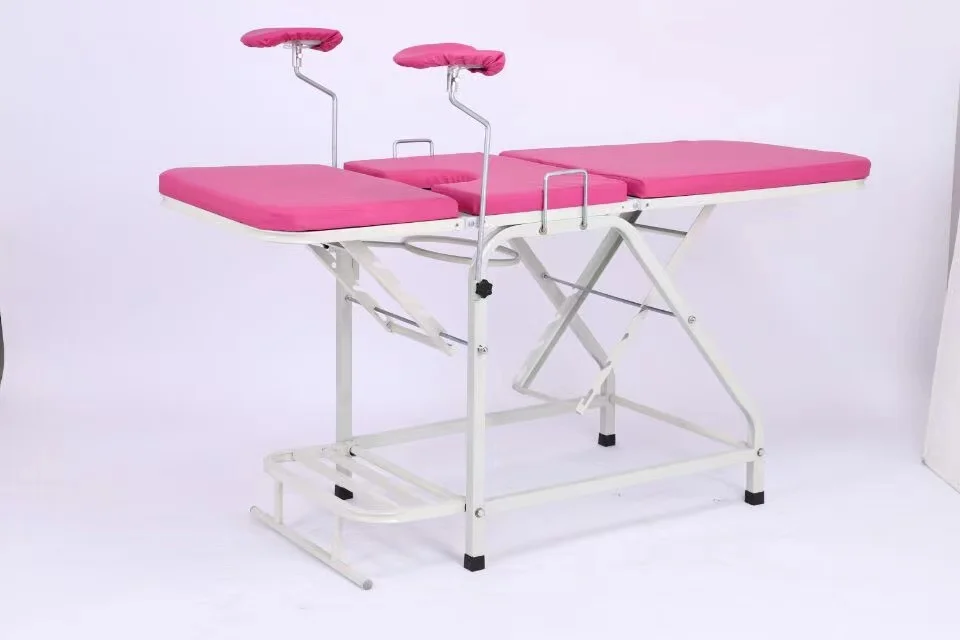 Hospital Medical Adjustable Folding Obstetric Labor Bed Examination Chair Gynecological Delivery Bed