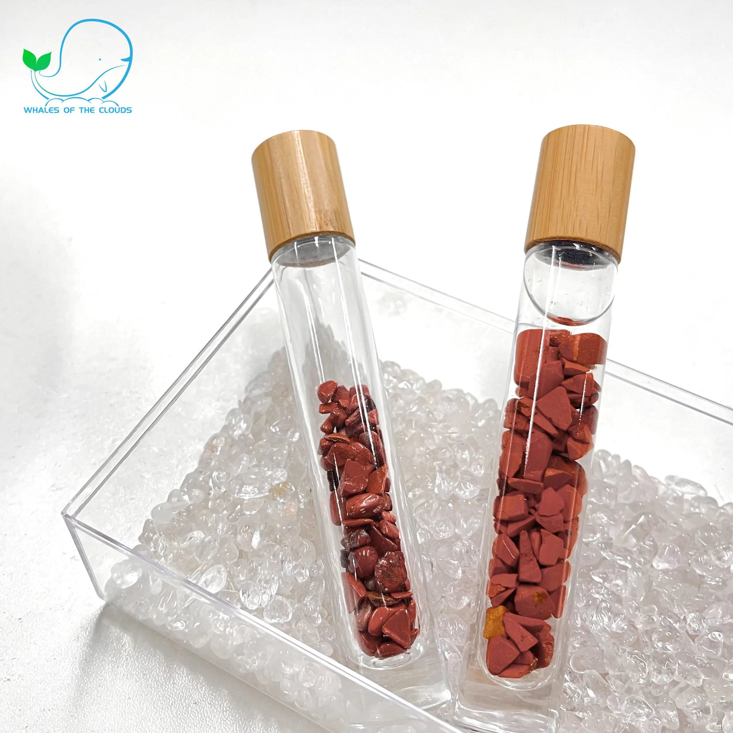 10 ml Portable Skincare Small Order Glass Roller Bottle Transparent  Essential Oil Perfume Glass Roll on Bottle