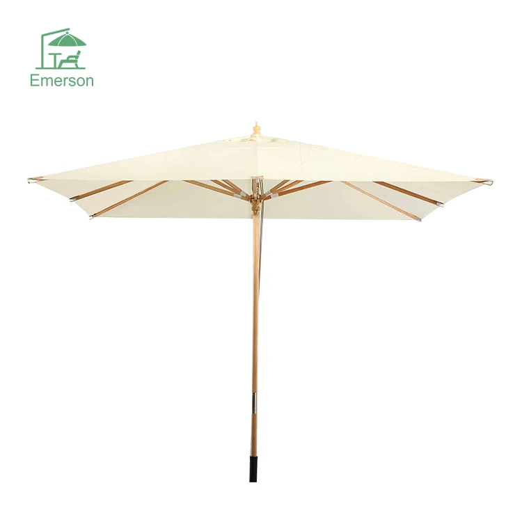 Уличный зонт из Букового дерева для внутреннего дворика, настольный зонт для пляжа, двора, сада
