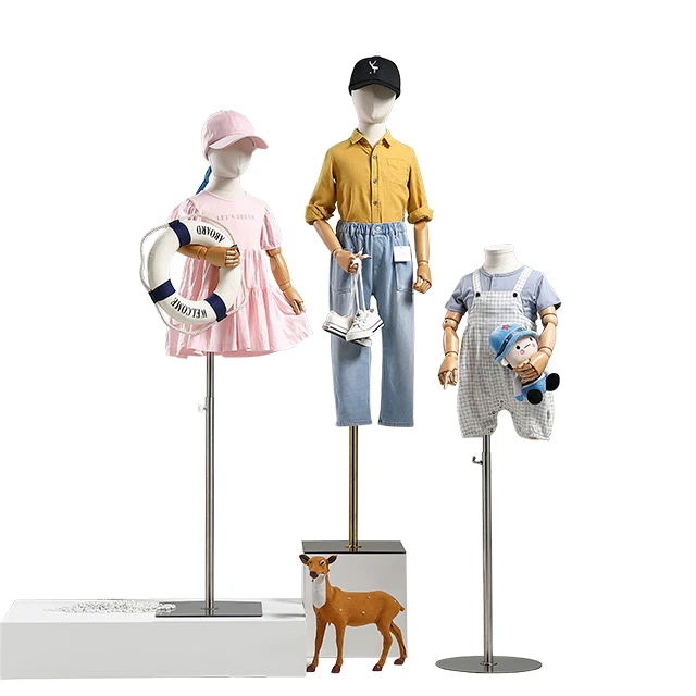 children cloth display mannequin window mannequin fashion kid mannequin