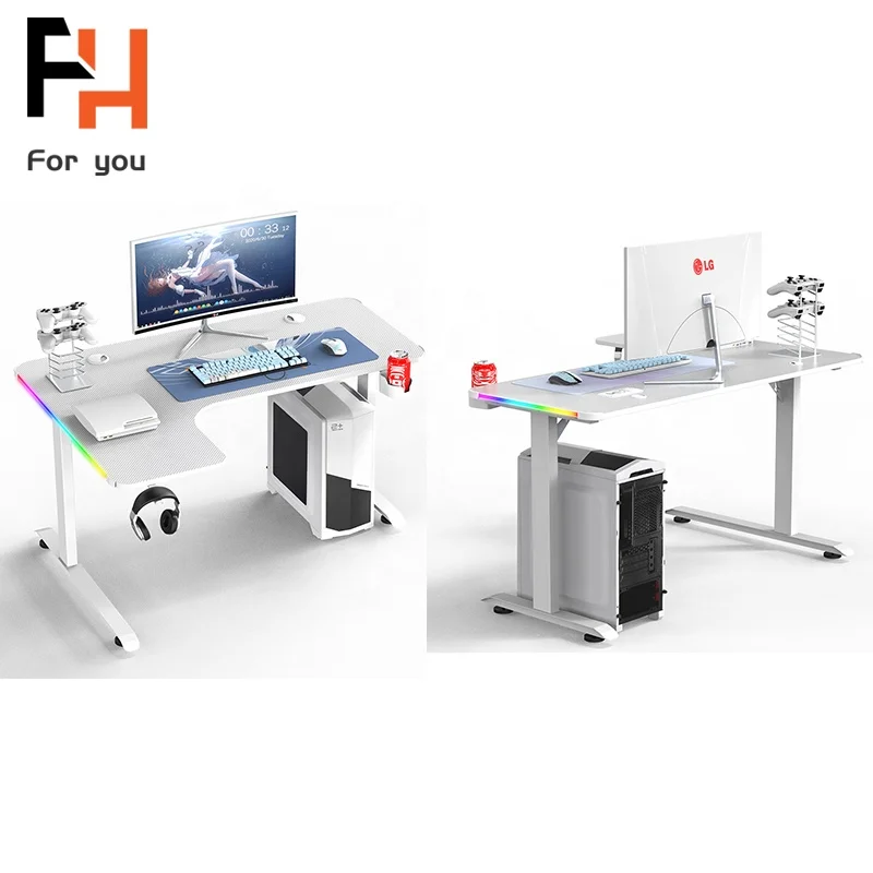 RTS дешевый l-образный игровой стол угловой для ПК