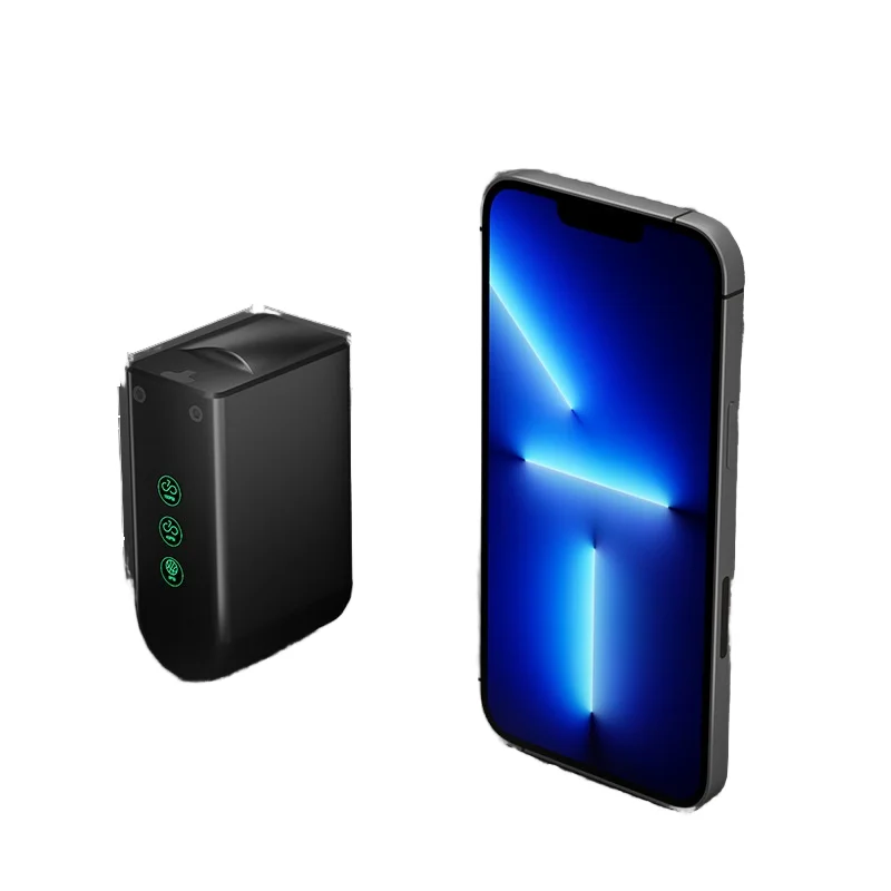 Mini Portable Smart Wireless Inflator for Road Bicycle Handheld Plastic Tire Inflator with Valve Adapter