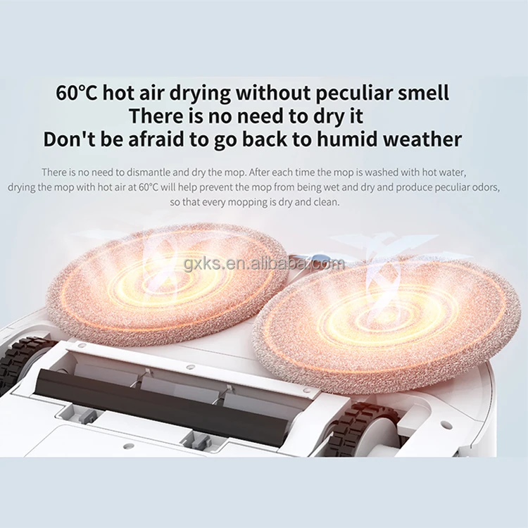 Xiaomi Lydsto W2 Intelligent Automatic Self Cleaning Robot Machine Dry Wet Sweep Mop Floor Wireless Vacuum Cleaner