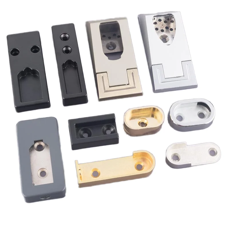 Thickened Accessory Rod Bracket Hardware Base Crossbar Parts for Wardrobe Clothes Hanging Rod Support for Closet