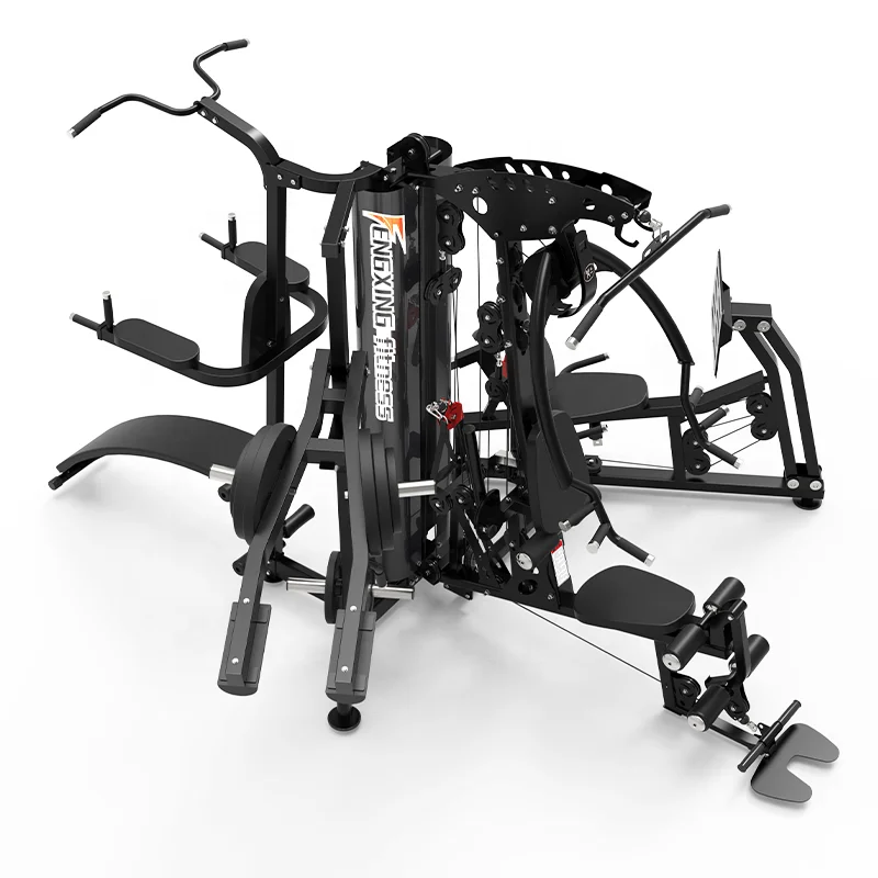 Multi Station Gym Body Building Equipment 5 Station Home Gym Equipment Mutli Function Station DY-8002