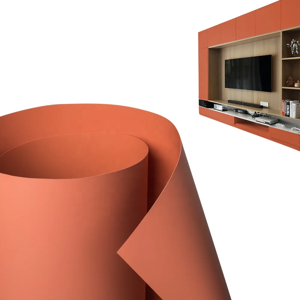 2022 New Plastic PETG Film Anti-static Flexible Clear High Gloss Color PETG Sheet Rolls For Furniture Lamination