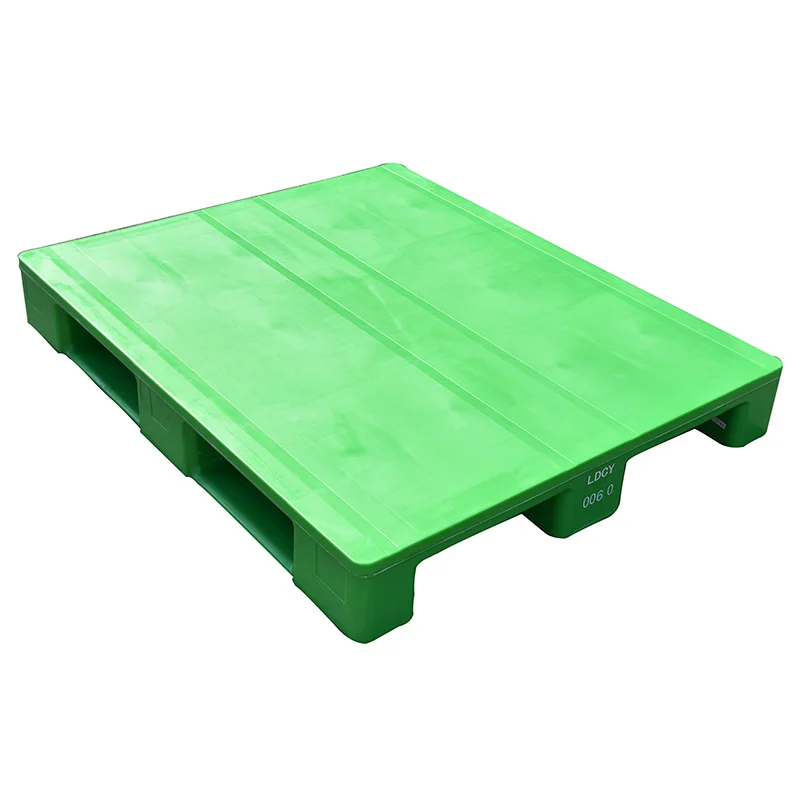 ENLIGHTENING-PLAST Closed Surface 3 Runner Pure HDPE Plastic Pallets for Warehouse Racking System