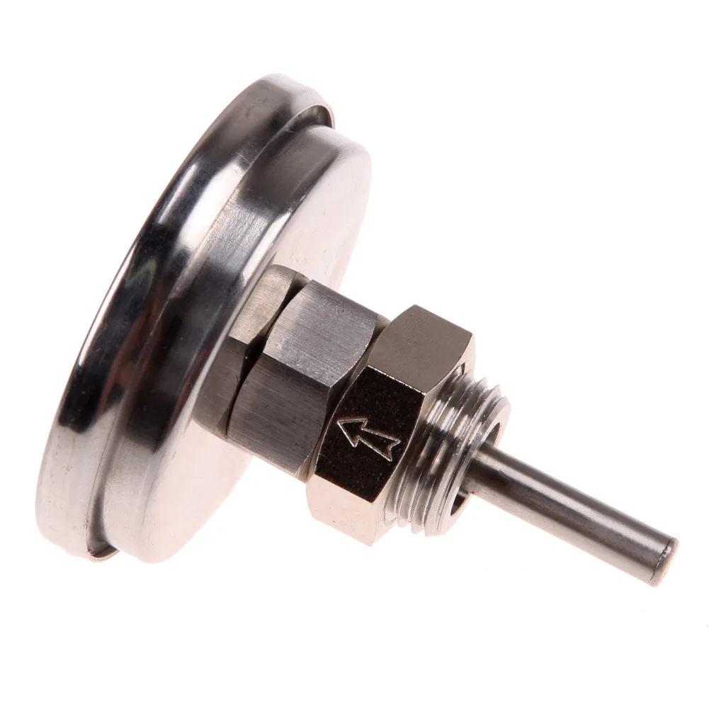 BMT-02 0-120C 1/2 Stainless Steel Thermometer Dial Temperature Gauge For Moonshine Still Condenser Brew Mash Tun Kitchen