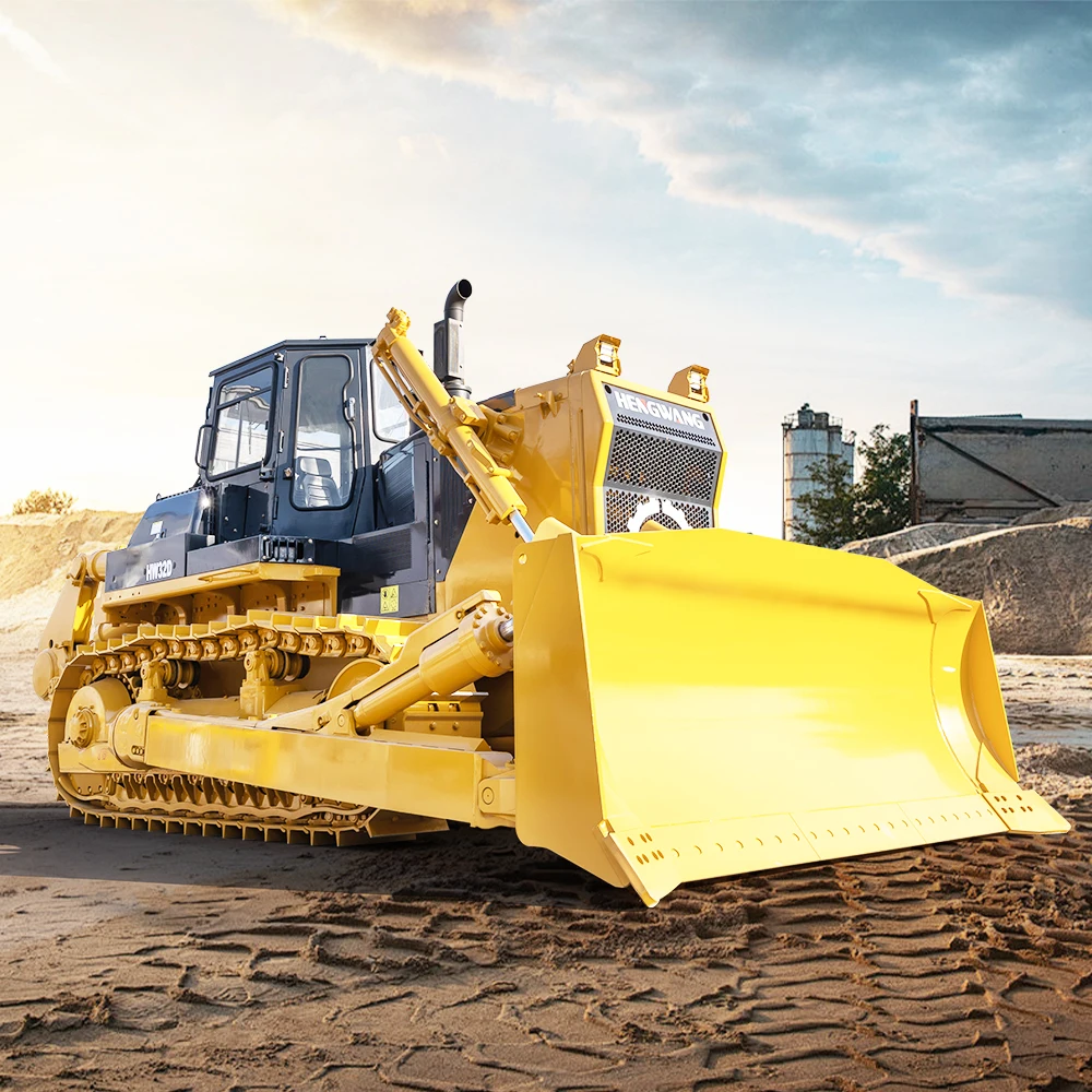 Гусеничный бульдозер HENGWANG мощное строительное оборудование электростанция землеройная строительная машина