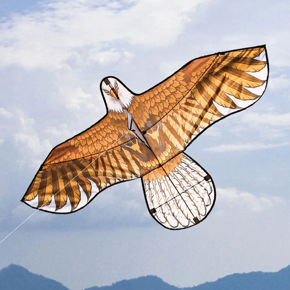 Factory Direct Wholesale Eagle Kite New Design Model Polyester Kite Fiberglass Frame Easy to Fly China OEM Customized Lo