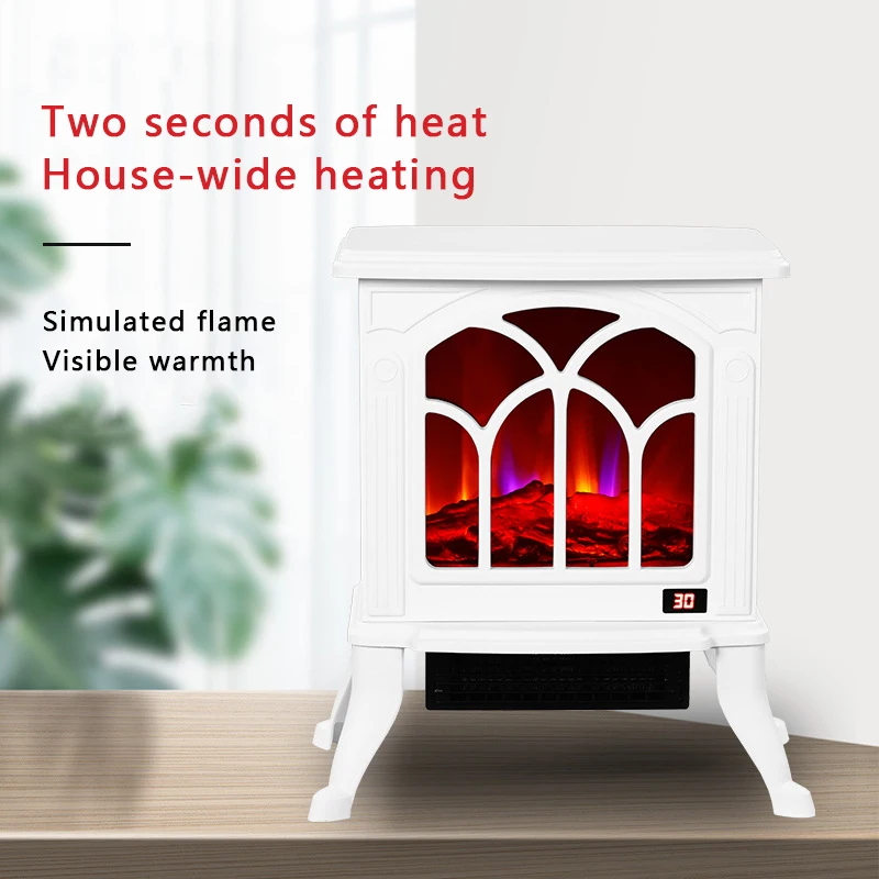 Factory Wholesale Electric Fireplace With Remote Control Electric Flame Decorative Heater Portable Indoor Stove Electric Heater