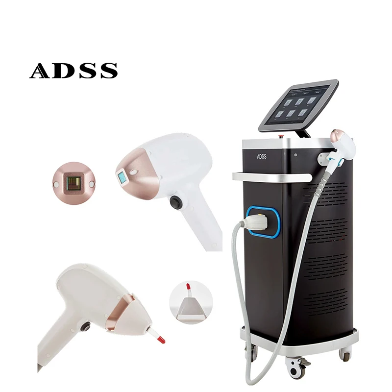 ADSS Professional 808nm Ice Platinum Painless Diode Laser Hair Removal Machine