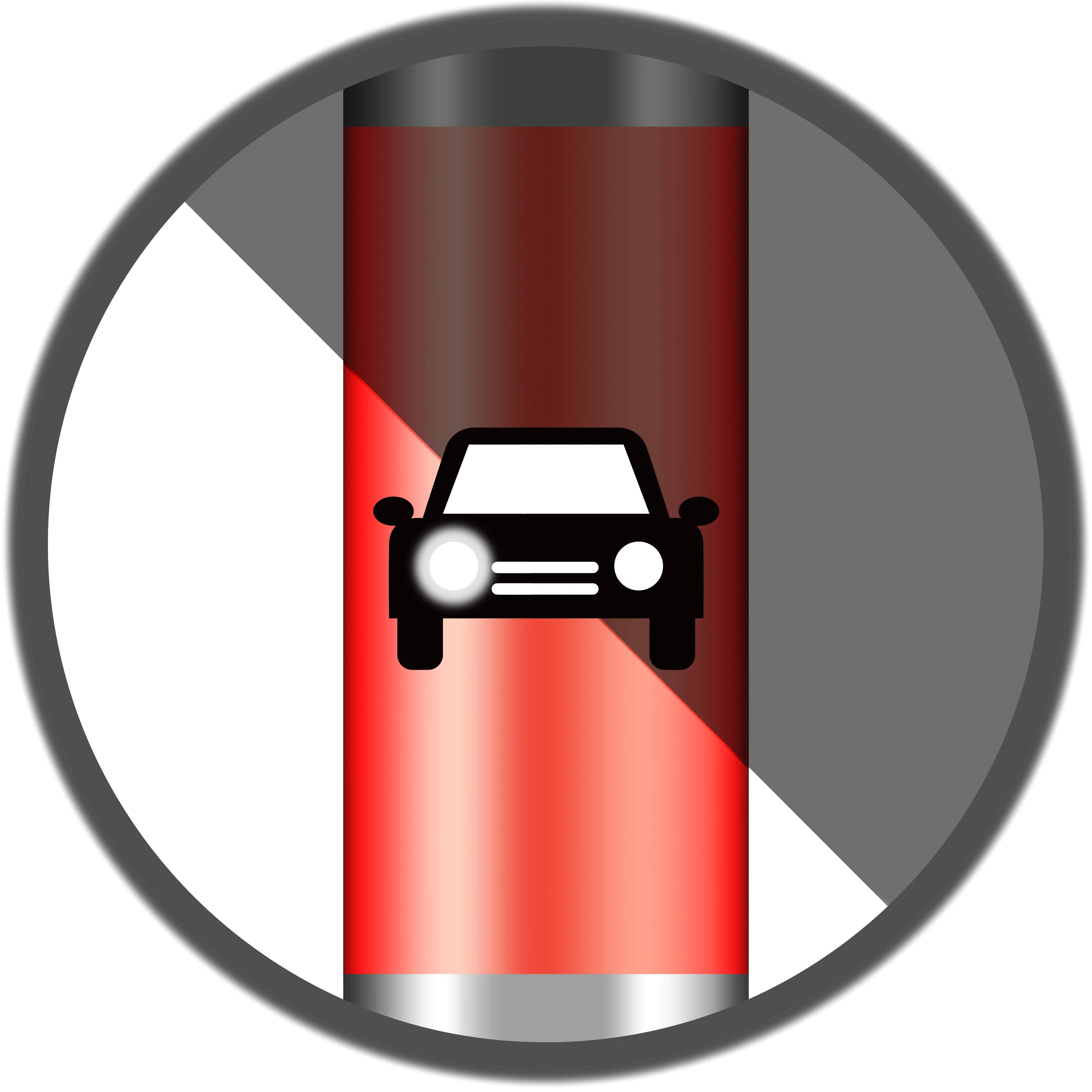 Height 730mm Metal Manual easy installation  Parking Lock with keys