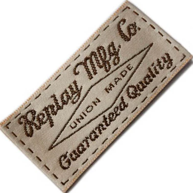 Индивидуальные модные дизайнерские тканые этикетки для одежды