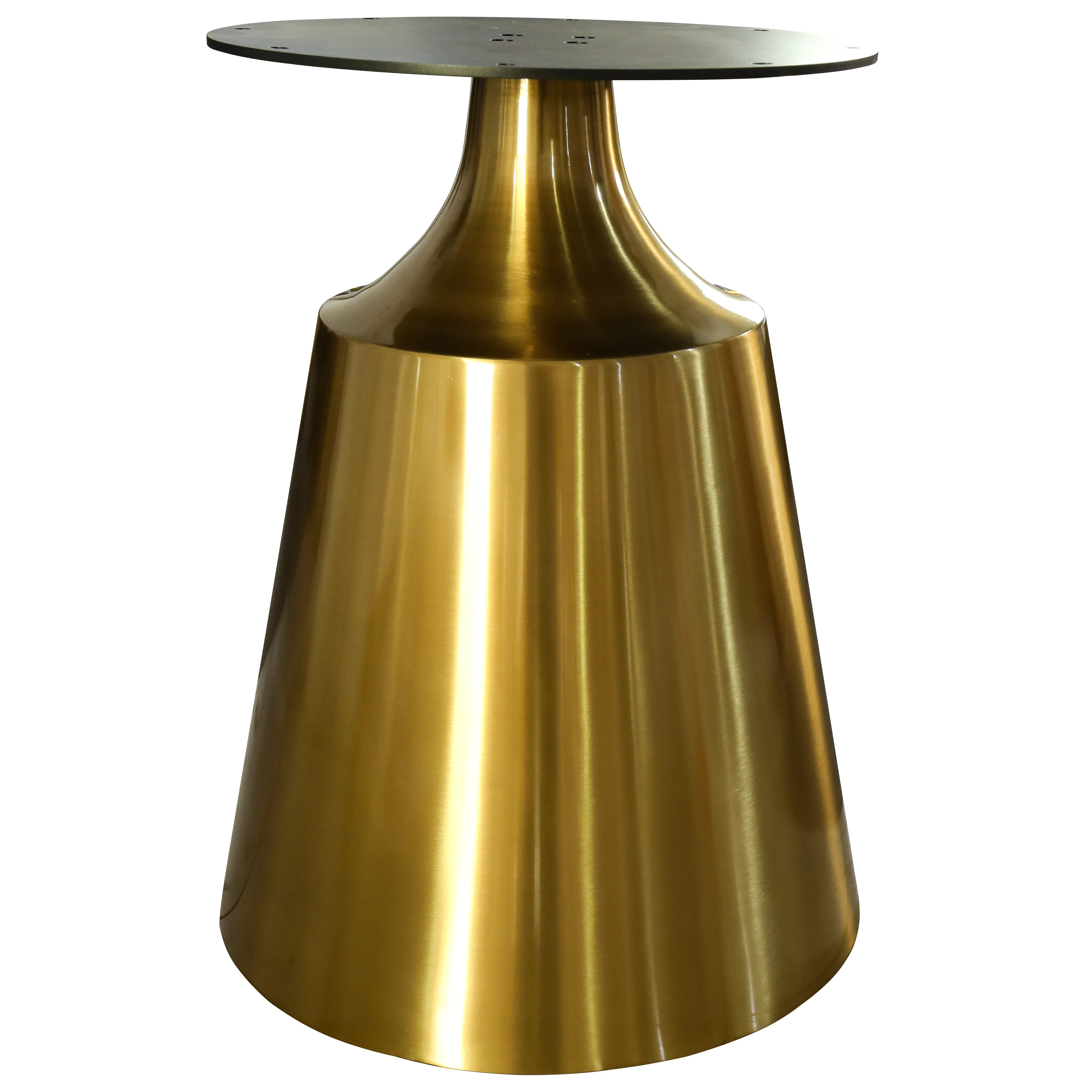 High quality guangdong billiards stainless steel dining table base for glass top