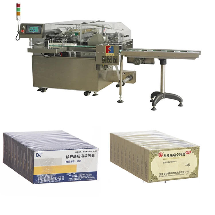 Soap Cellophane Packaging Machine Automatic Tea Box Cellophane Wrapping Machine