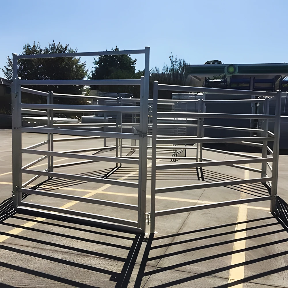 OEM ODM custom large outdoor farm cattle fence Stainless steel pipe cutting service Welding assembly Sheet metal fabrication
