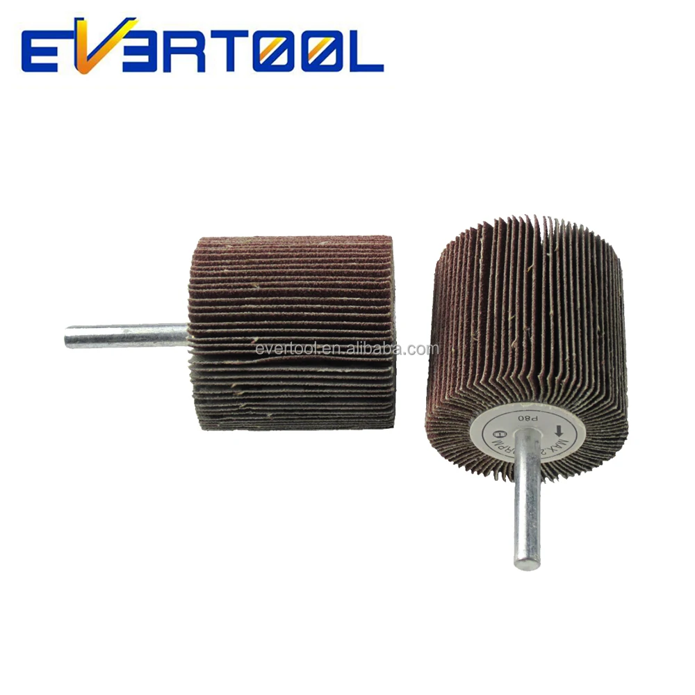 EVERTOOL Aluminum Oxide Abrasive Flap Discs T27 T29 Metal Polishing Flap Wheels Abrasive Mop