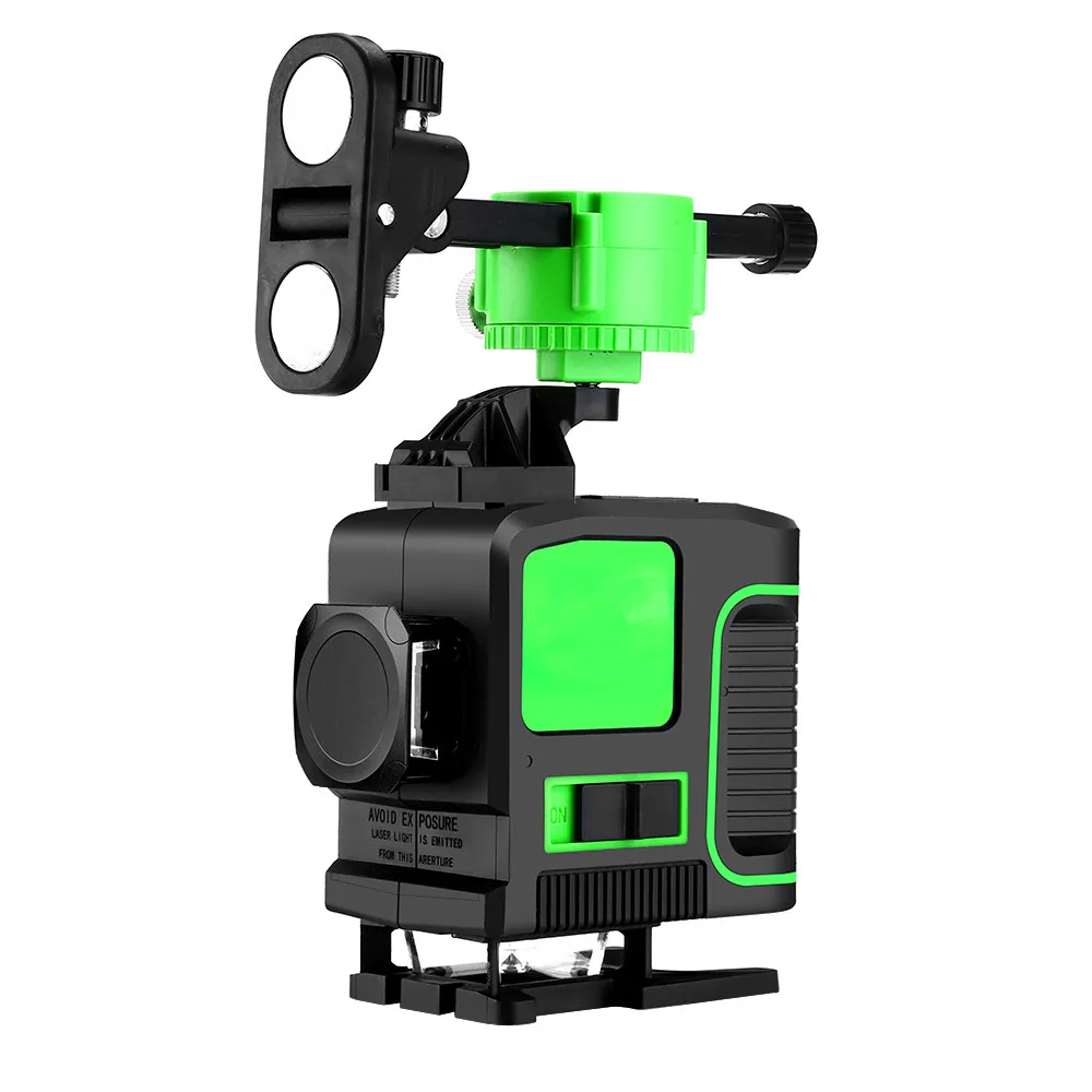 China Cheap 360 Degree Cross Rotary Green Beam 12 Line 3D Laser Level