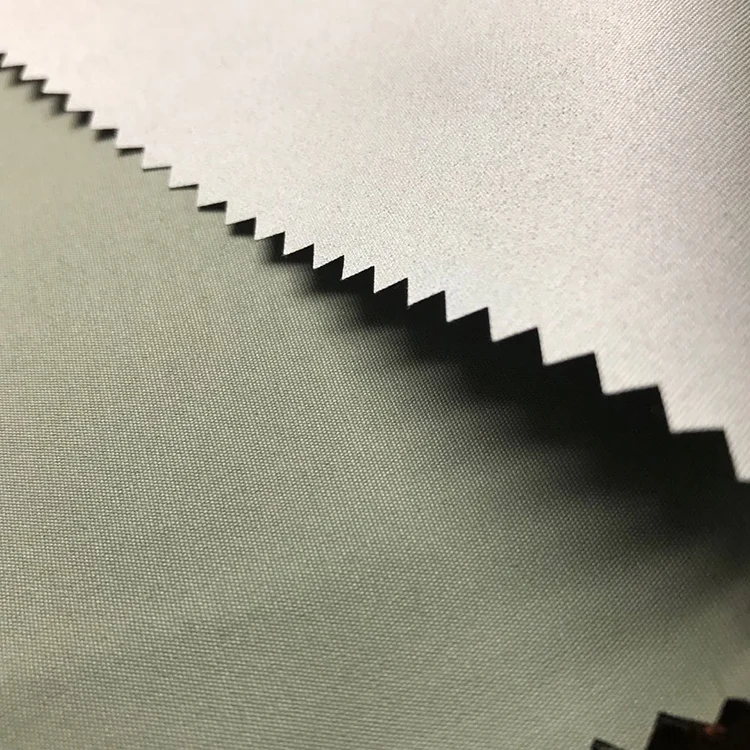  Poly Taslan Fabric PU Milky Coated Breathable