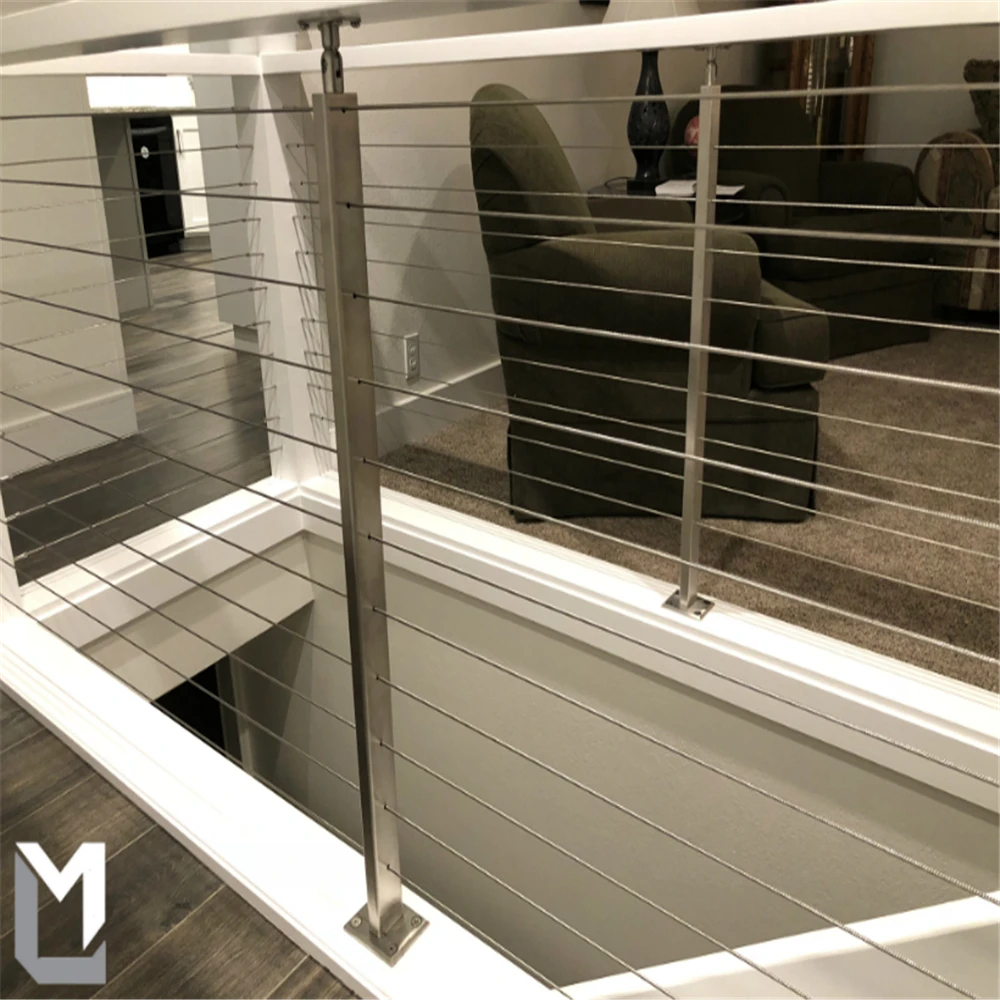 4 / 6mm Deck Wire Rope Balustrade Wire Post Handrail Terrace Stainless Steel Cable Railing