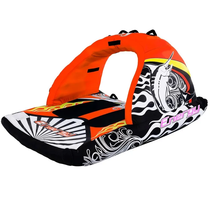 large container over 6 persons towable  couch tube tow ropes Huge couch tube