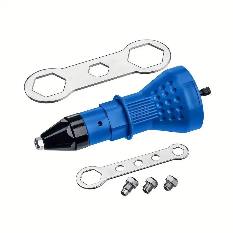 Hot selling good quality automatic adapter stainless steel cordless electric rivet gun 1pc