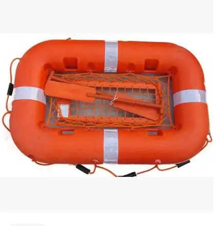 Polyethylene composite plastic life buoy for more than 10 people life raft