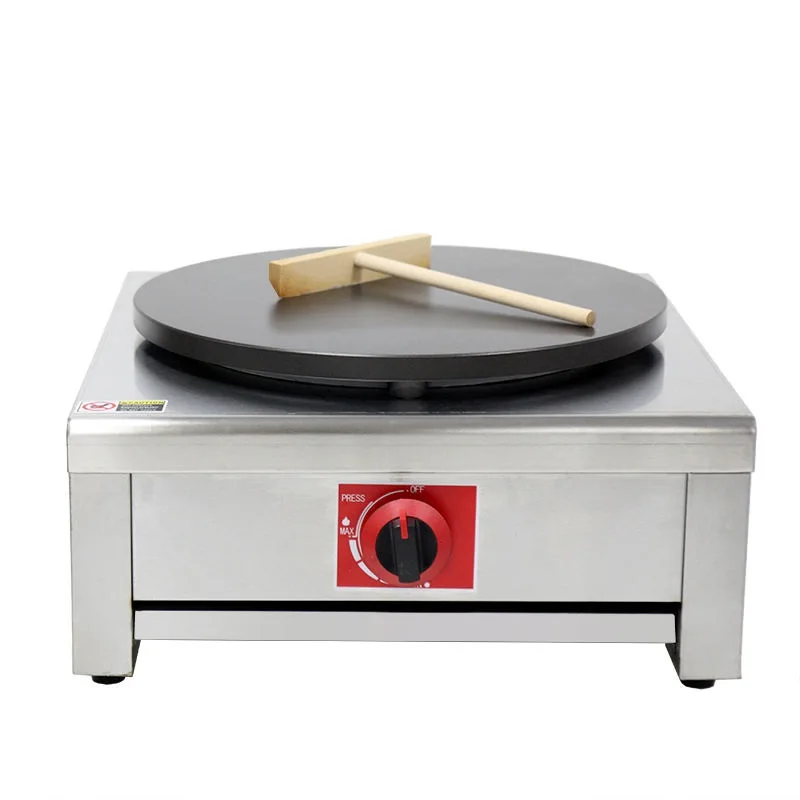 Commercial lpg gas crepe and pancake makers professional crepe maker gas LPG rotating crepe maker for restaurant and home use