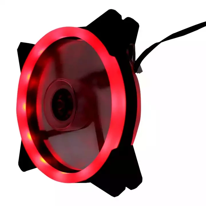 12cm computer cooling double thin circle 120mm pc case LED Glow fans