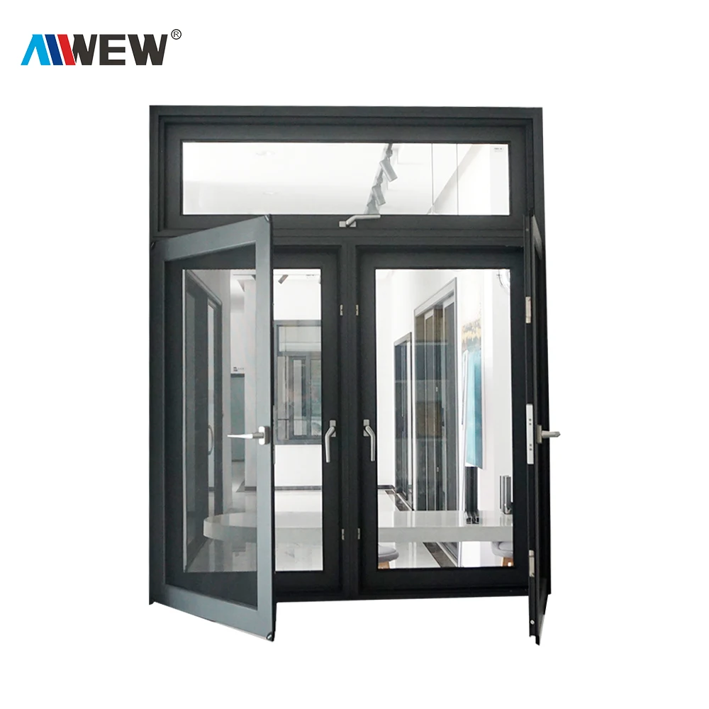 Канадский стандарт из алюминиевого сплава с новой конструкции наружу окна с поворотным окном в Гуандун, Фошань, Китай (материк)