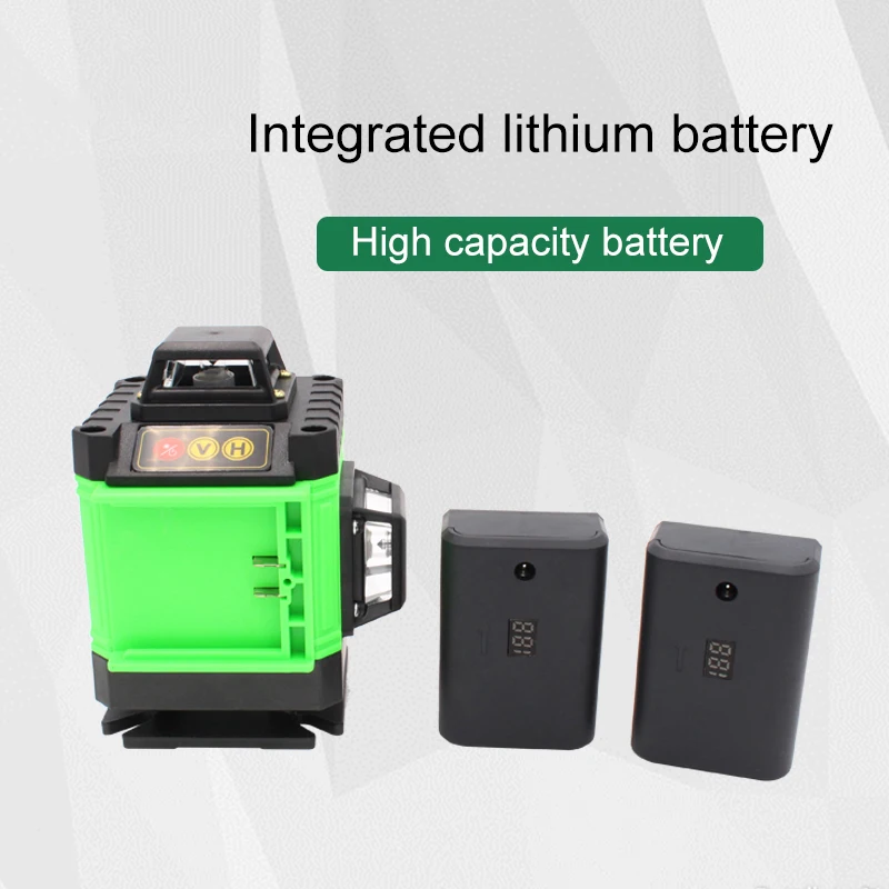 16 green line 4d 360 rotating best horizontal and vertical laser level