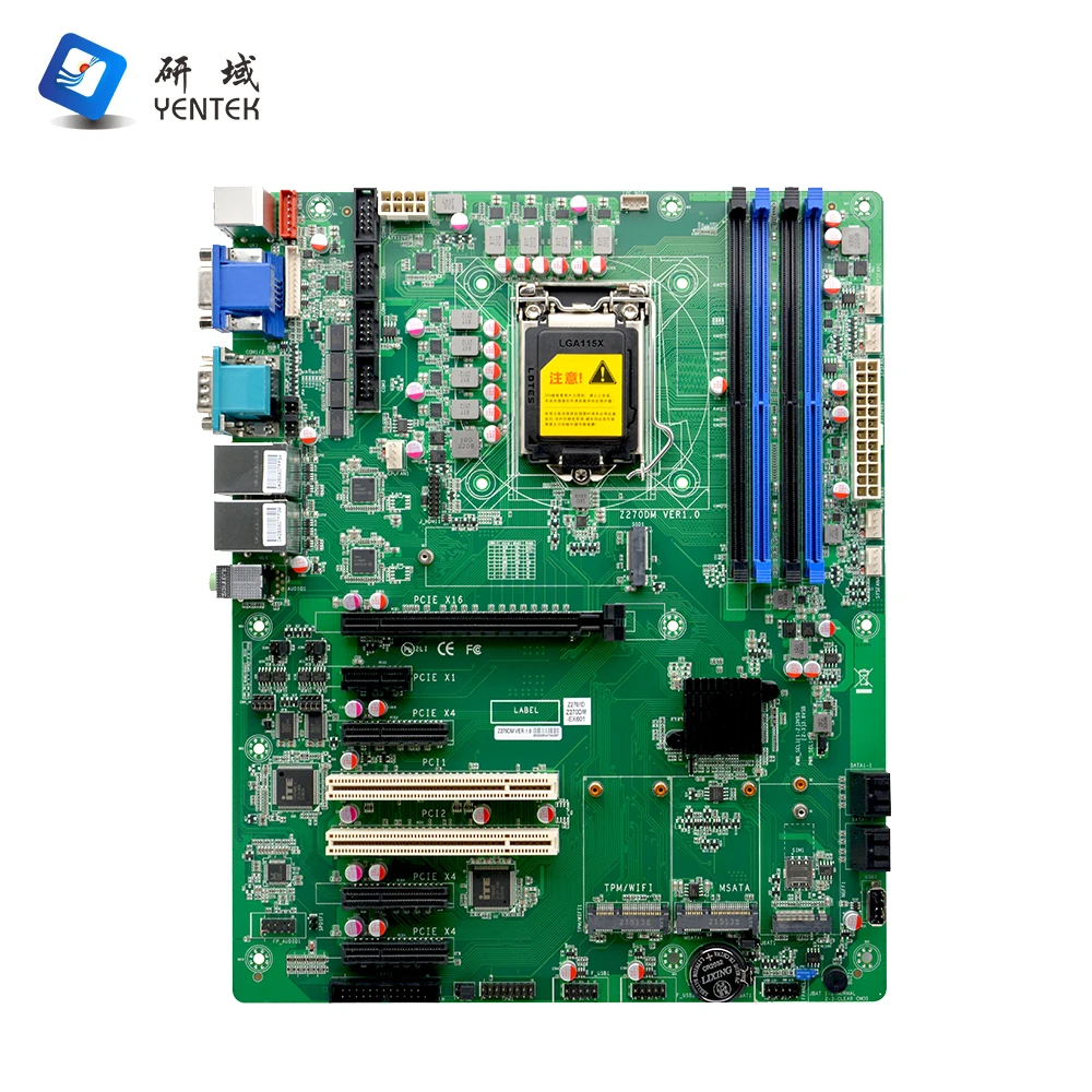 Z270/Z370 Industrial motherboard support 4*DDR4 DIMM memory 11*USB 6*COM Intel LGA1151 6/7/8/9th i3 i5 i7 ATX motherboard