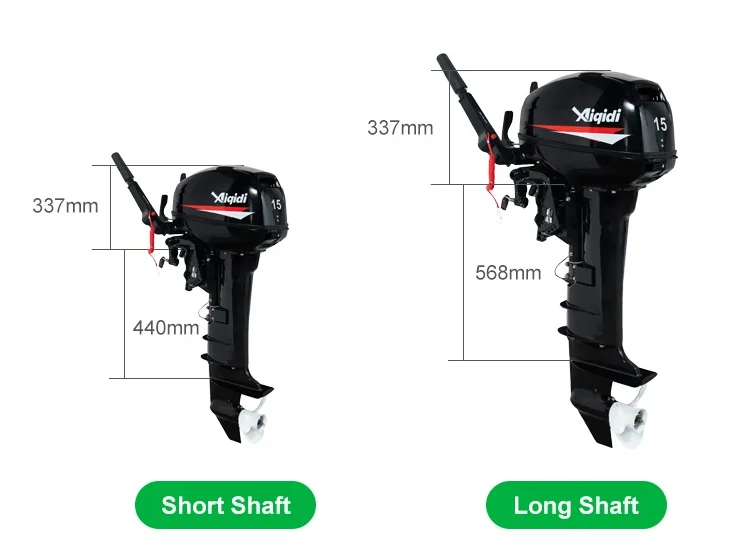 Trusted AIQIDI Boat Engine 15HP 2 Stroke Small Vessels Gasoline Aluminum Outboard Motor with Tiller Control